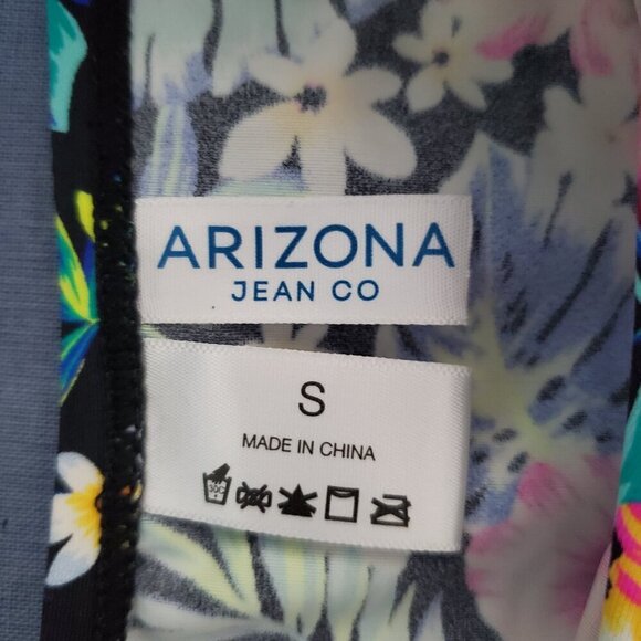 Arizona Pink Floral Swim Tankini Small - Picture 8 of 11
